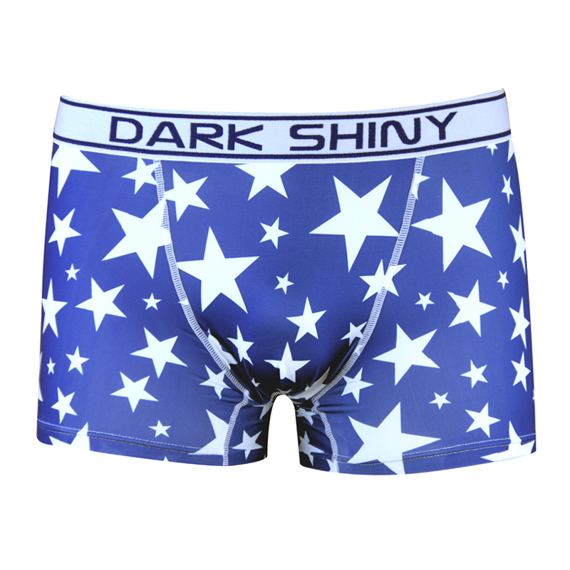 メンズボクサーパンツ DARKSHINY　Stars blue